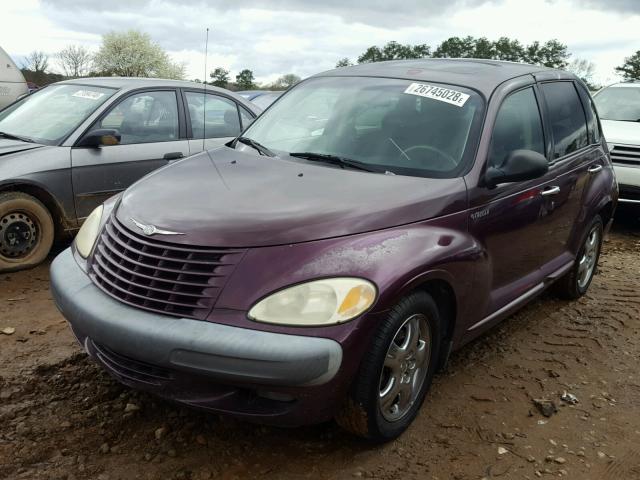 3C8FY4BB71T592458 - 2001 CHRYSLER PT CRUISER PURPLE photo 2