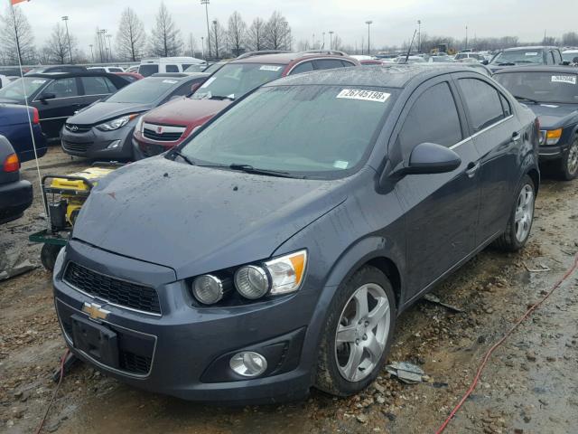 1G1JE5SB5D4145169 - 2013 CHEVROLET SONIC LTZ CHARCOAL photo 2