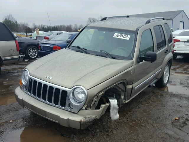 1J4GL58K56W273766 - 2006 JEEP LIBERTY LI TAN photo 2