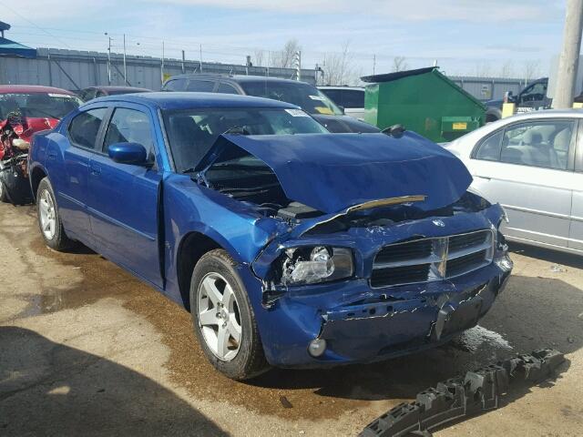 2B3CA3CV8AH247462 - 2010 DODGE CHARGER SX BLUE photo 1