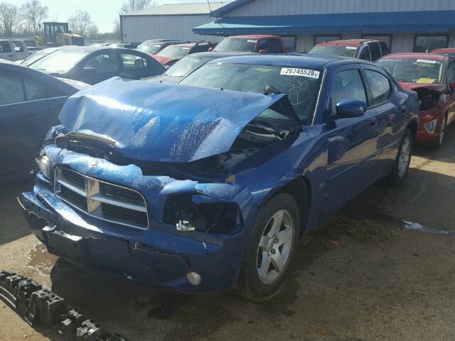 2B3CA3CV8AH247462 - 2010 DODGE CHARGER SX BLUE photo 2