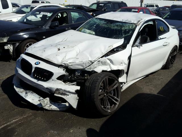 WBS1H9C31HV887798 - 2017 BMW M2 WHITE photo 2
