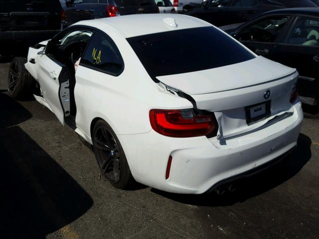 WBS1H9C31HV887798 - 2017 BMW M2 WHITE photo 3