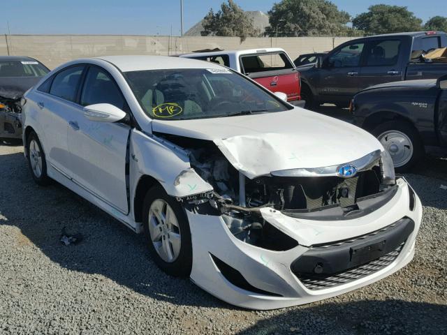 KMHEC4A46CA030846 - 2012 HYUNDAI SONATA HYB WHITE photo 1