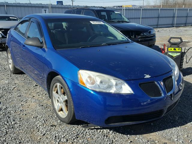 1G2ZG58N974195104 - 2007 PONTIAC G6 BASE BLUE photo 1