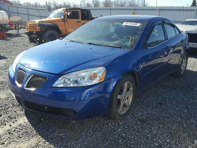 1G2ZG58N974195104 - 2007 PONTIAC G6 BASE BLUE photo 2