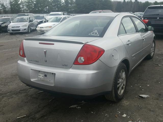 1G2ZG558564234395 - 2006 PONTIAC G6 SE1 SILVER photo 4