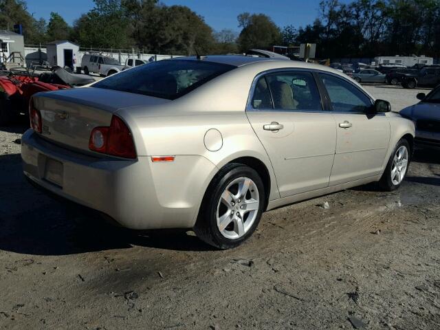 1G1ZB5E13BF373624 - 2011 CHEVROLET MALIBU LS GOLD photo 4