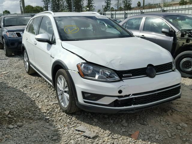 3VWH17AU1HM511555 - 2017 VOLKSWAGEN GOLF ALLTR WHITE photo 1