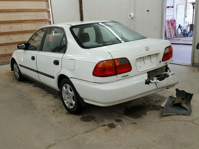 2HGEJ6678YH598423 - 2000 HONDA CIVIC LX WHITE photo 3