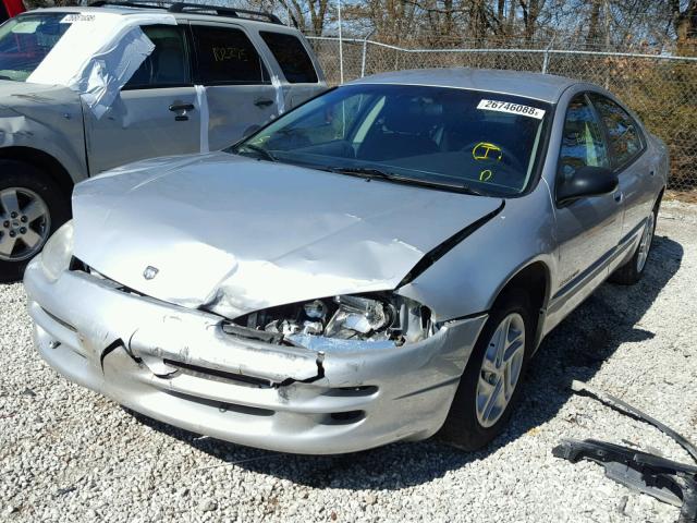2B3HD46R31H696033 - 2001 DODGE INTREPID S SILVER photo 2