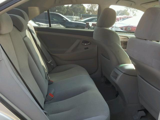 4T1BE46K79U336496 - 2009 TOYOTA CAMRY BASE SILVER photo 6