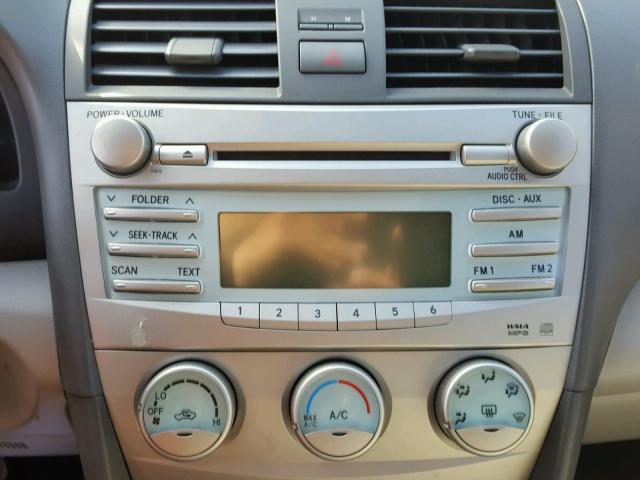 4T1BE46K79U336496 - 2009 TOYOTA CAMRY BASE SILVER photo 9