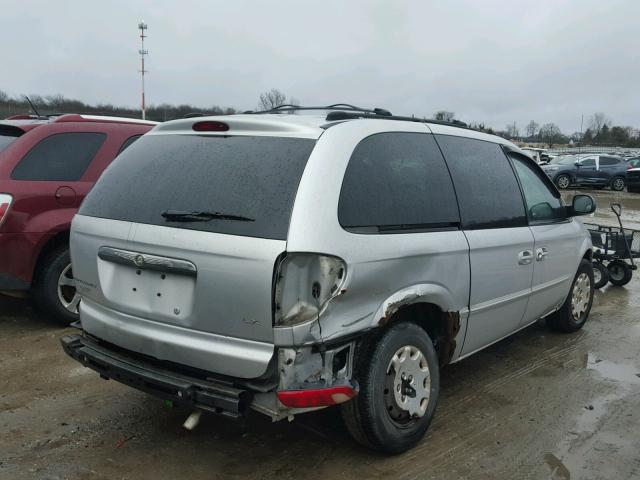 2C4GP44392R509275 - 2002 CHRYSLER TOWN & COU SILVER photo 4