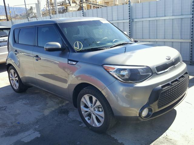 KNDJP3A53G7277819 - 2016 KIA SOUL + GRAY photo 1