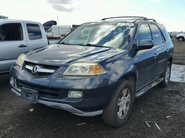 2HNYD18835H524103 - 2005 ACURA MDX TOURIN GRAY photo 2