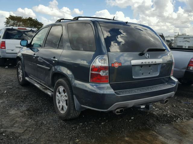 2HNYD18835H524103 - 2005 ACURA MDX TOURIN GRAY photo 3