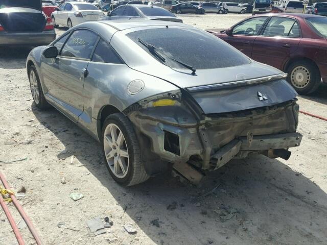 4A3AK64F27E069590 - 2007 MITSUBISHI ECLIPSE ES SILVER photo 3