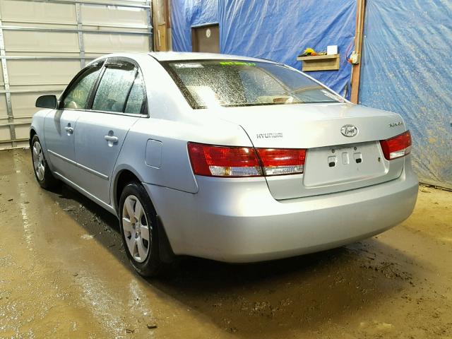 5NPET46CX7H231992 - 2007 HYUNDAI SONATA GLS BLUE photo 3