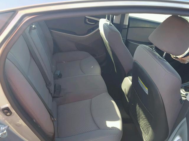 KMHDH4AE9FU252774 - 2015 HYUNDAI ELANTRA SE GRAY photo 6