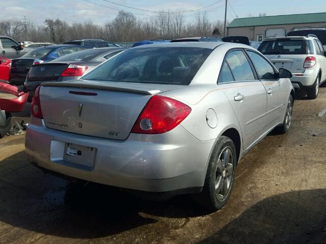 1G2ZH58N674158086 - 2007 PONTIAC G6 GT SILVER photo 4