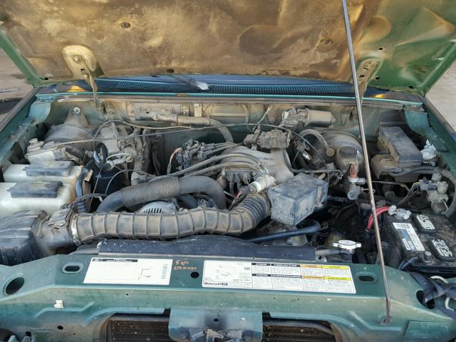 1FTYR10V0YPA20326 - 2000 FORD RANGER GREEN photo 7