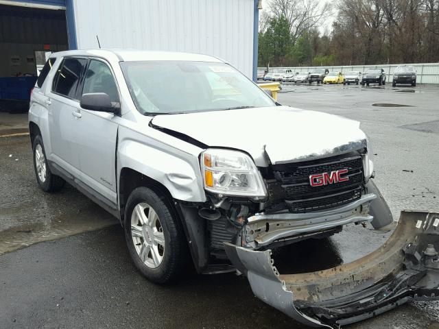 2GKALNEK7F6406848 - 2015 GMC TERRAIN SL SILVER photo 1