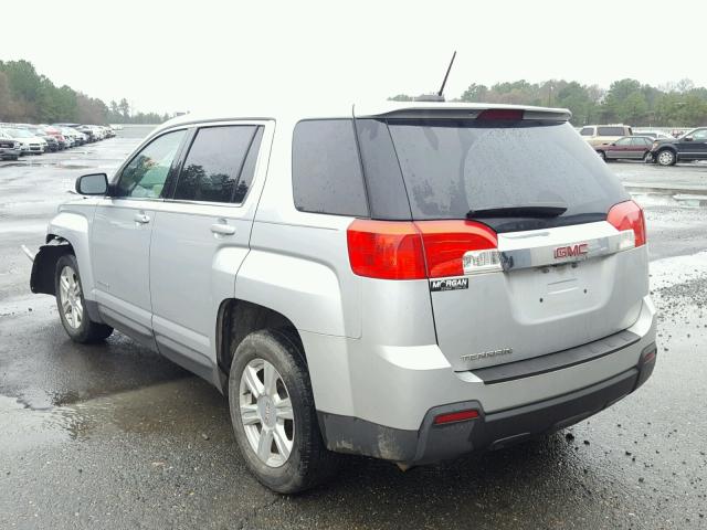 2GKALNEK7F6406848 - 2015 GMC TERRAIN SL SILVER photo 3