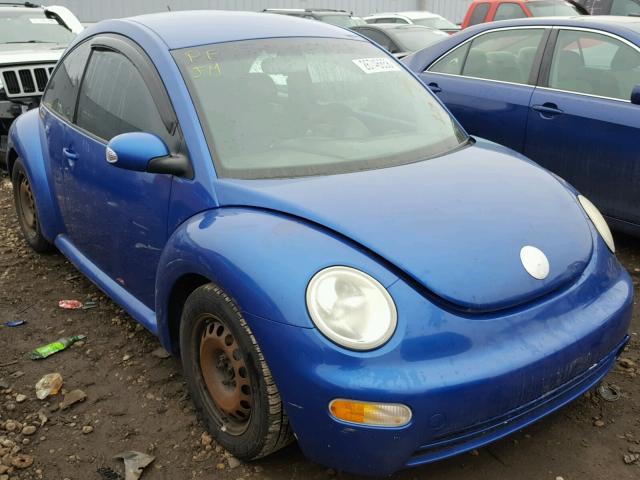 3VWBP21C43M443789 - 2003 VOLKSWAGEN NEW BEETLE BLUE photo 1