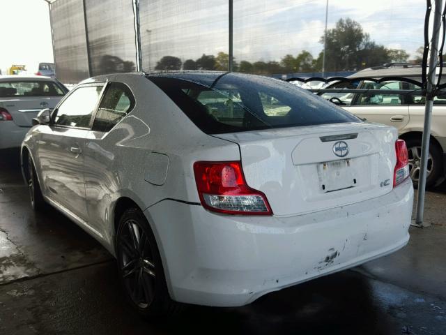 JTKJF5C71D3066210 - 2013 TOYOTA SCION TC 白色 照片 3