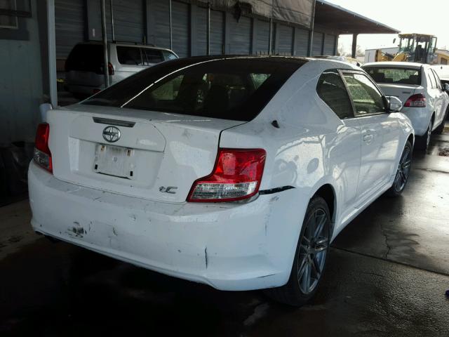 JTKJF5C71D3066210 - 2013 TOYOTA SCION TC 白色 照片 4