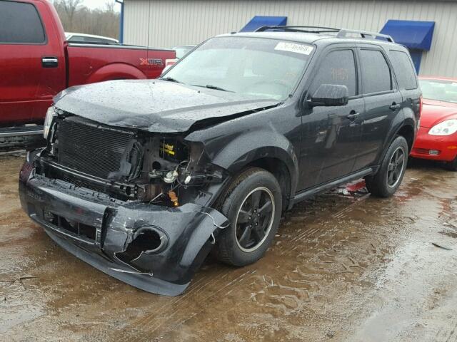 1FMCU0DG4BKB22100 - 2011 FORD ESCAPE XLT BLACK photo 2