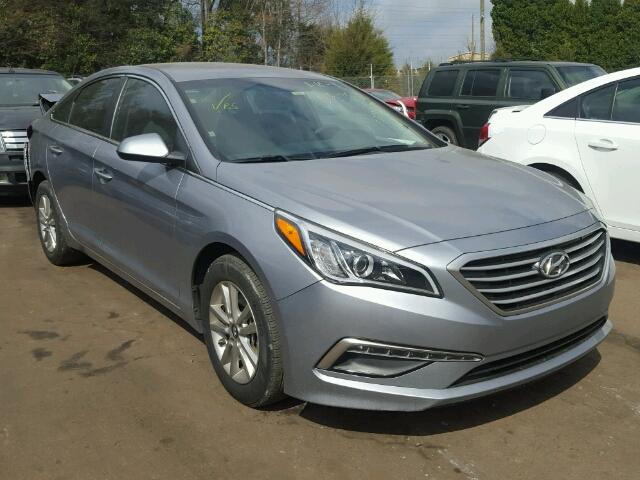 5NPE24AF9FH027476 - 2015 HYUNDAI SONATA SE GRAY photo 1