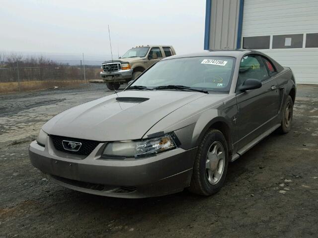 1FAFP40441F161178 - 2001 FORD MUSTANG GRAY photo 2