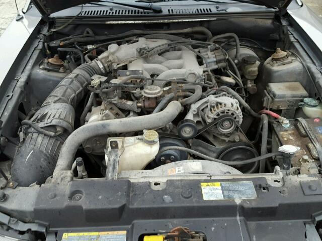 1FAFP40441F161178 - 2001 FORD MUSTANG GRAY photo 7