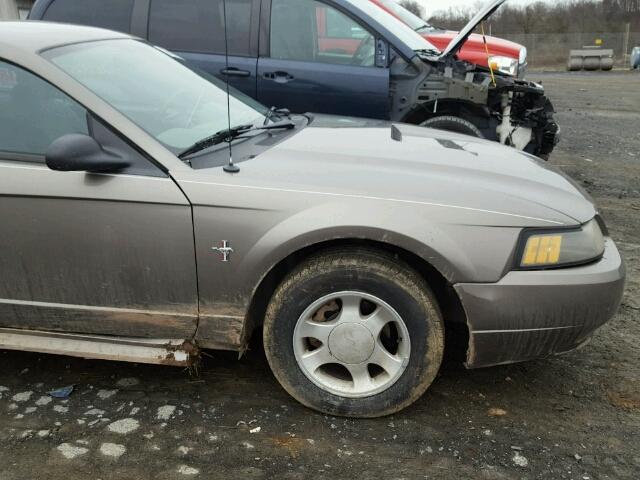 1FAFP40441F161178 - 2001 FORD MUSTANG GRAY photo 9