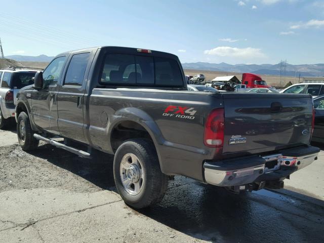 1FTSW21P05EA00315 - 2005 FORD F250 SUPER BROWN photo 3