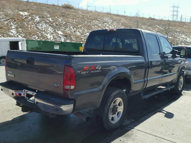 1FTSW21P05EA00315 - 2005 FORD F250 SUPER BROWN photo 4