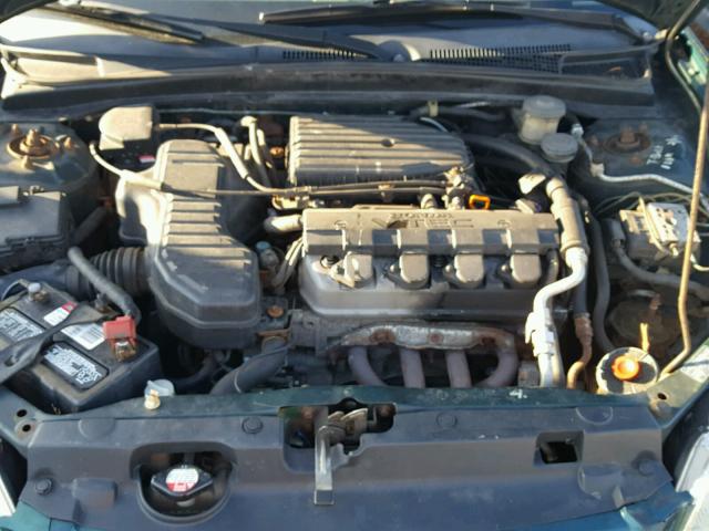 2HGES25791H500304 - 2001 HONDA CIVIC EX მწვანე ფოტო 7