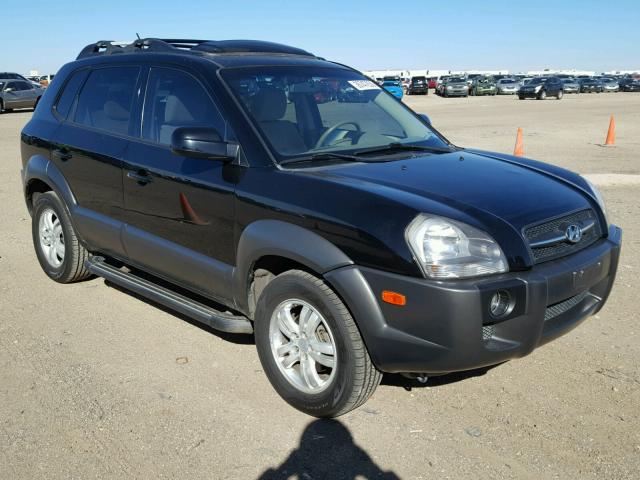 KM8JN12D88U895992 - 2008 HYUNDAI TUCSON SE BLACK photo 1