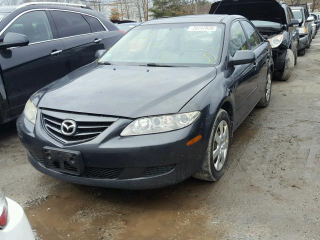 1YVFP80CX55M74461 - 2005 MAZDA 6 I GRAY photo 2