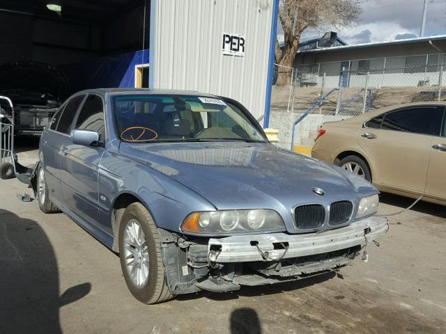 WBADT63452CK26396 - 2002 BMW 530 I AUTO BLUE photo 1