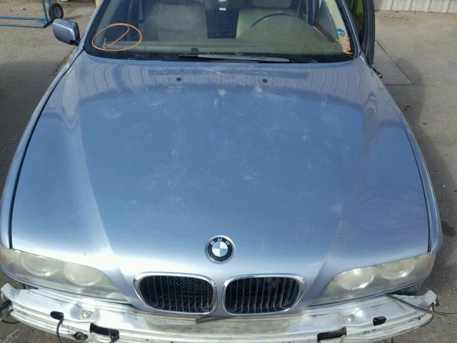 WBADT63452CK26396 - 2002 BMW 530 I AUTO BLUE photo 7