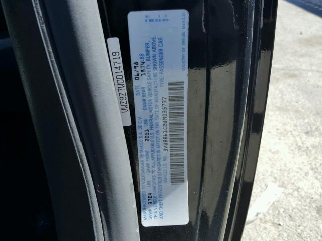 3VWBB61C2WM035737 - 1998 VOLKSWAGEN NEW BEETLE Qara foto 10