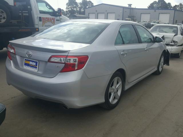 4T1BF1FK3EU358226 - 2014 TOYOTA CAMRY L SILVER photo 4