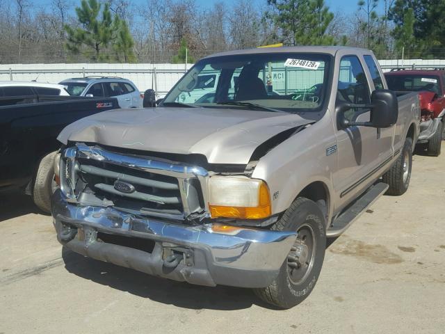 1FTSX30S4XEA53238 - 1999 FORD F350 SRW S TAN photo 2