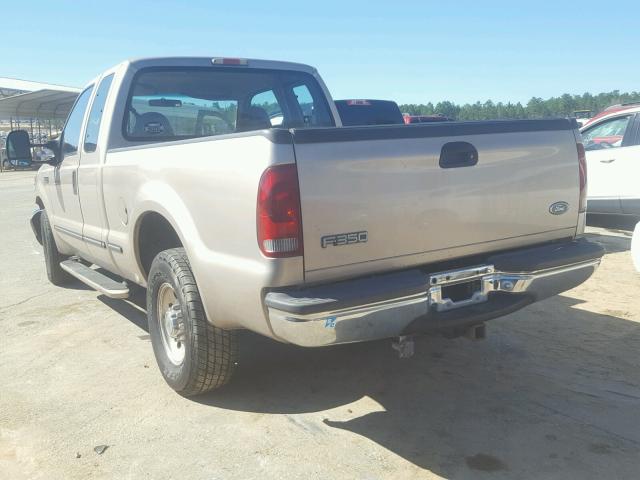 1FTSX30S4XEA53238 - 1999 FORD F350 SRW S TAN photo 3