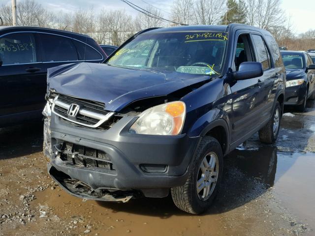 SHSRD78883U154212 - 2003 HONDA CR-V EX BLUE photo 2