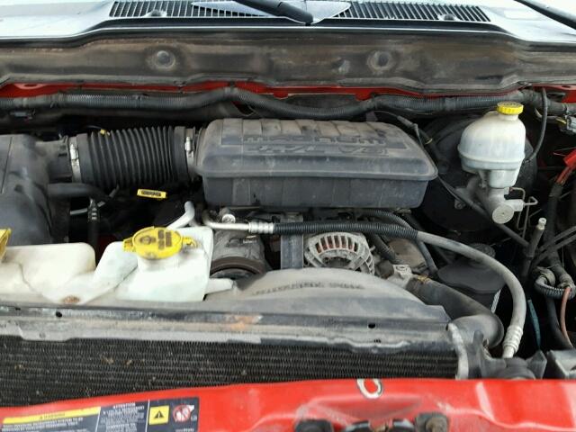 1D7HU18NX6S605031 - 2006 DODGE RAM 1500 S RED photo 7