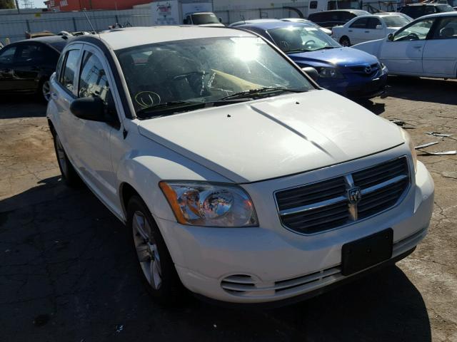 1B3CB4HA5AD579431 - 2010 DODGE CALIBER SX WHITE photo 1